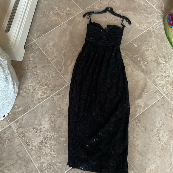 Bill Levkoff long black sequin dress - Picture 5 of 7